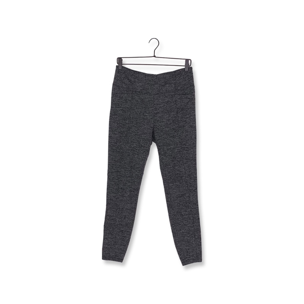 Athleta Black Gray Herringbone Pattern Pull On Pa… - image 1